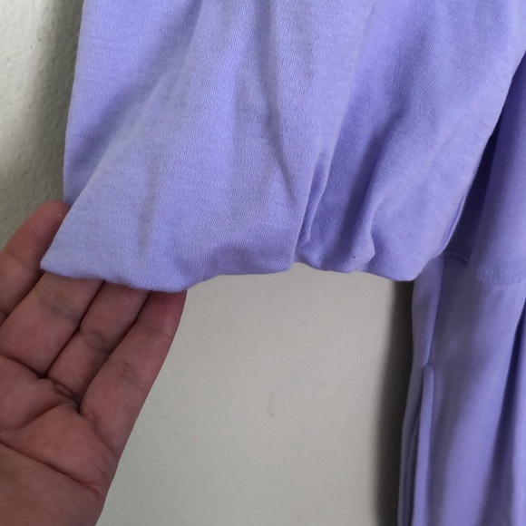 Cotton knit Dress. Cottagecore. Amazon Aware. XXL fits 1X. Plus size. Lavender. - Picture 5 of 8